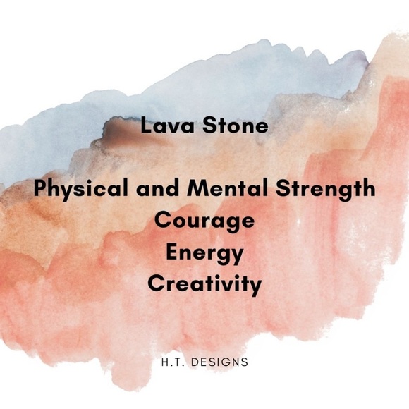 Pink and Black Natural Stone Beaded Bracelet Pink Tourmaline Lava Rhodonite - Picture 8 of 10